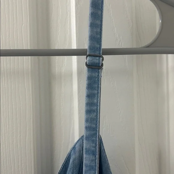 Old Navy Chambray Button-Front Fit & Flare Cami Dress - Picture 8 of 9